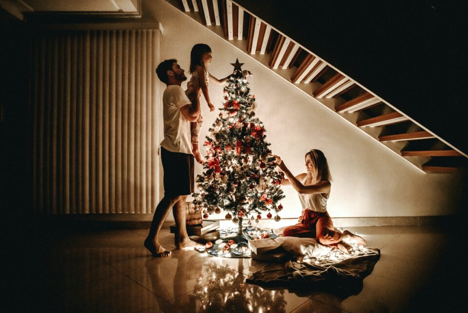 семејство елка божиќ љубов